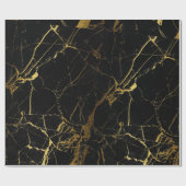 Papier Cadeau parties scintillant d'or simulée papier d'emballag (Plat)