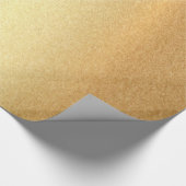 Papier Cadeau Parties scintillant dorée tendance Glam Moderne Él (Coin)