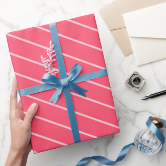 Papier Cadeau parties scintillant en or rose, feuille rose, emba