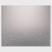 Papier Cadeau Parties scintillant étincelante rose vif Douce 16 (Plat)