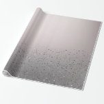 Papier Cadeau Parties scintillant étincelante rose vif Douce 16<br><div class="desc">Papier d'emballage</div>