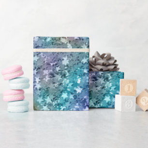 Papier Cadeau Parties scintillant étoilée Abstraite colorée