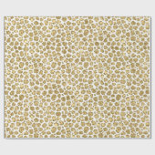 Papier Cadeau Parties scintillant Gold Glitz Leopard (Plat)