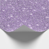 Papier Cadeau Parties scintillant Lilac Elegant Glamour Faux (Coin)