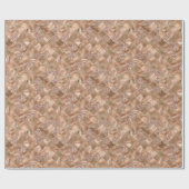 Papier Cadeau Parties scintillant métal or Fête brillante Noël (Plat)