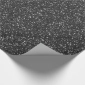 Papier Cadeau Parties scintillant noire (Coin)