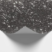 Papier Cadeau Parties scintillant noire classique brillant brill (Coin)