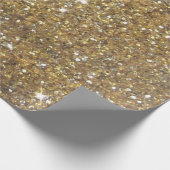 Papier Cadeau Parties scintillant Or de luxe - Image imprimée (Coin)