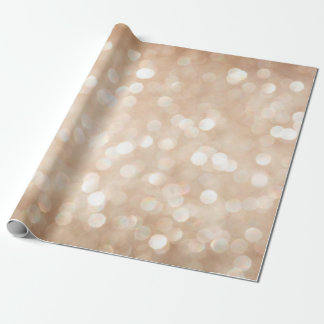 Papier Cadeau Parties scintillant or floue arrière - plan, noël