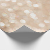 Papier Cadeau Parties scintillant or floue arrière - plan, noël (Coin)