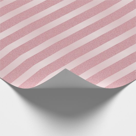 Papier Cadeau Parties scintillant or Rose tendance Élégant Modèl (Coin)