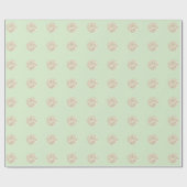 Papier Cadeau Parties scintillant pois Monnaie Parkly Green Past (Plat)