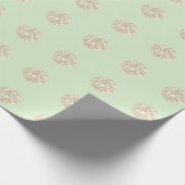 Papier Cadeau Parties scintillant pois Monnaie Parkly Green Past (Coin)