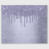 Papier Cadeau Parties scintillant pourpre de séchage | Verse à g (Plat)