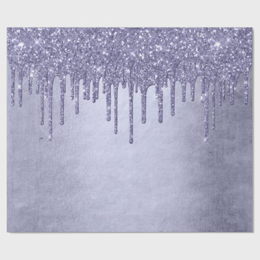 Papier Cadeau Parties scintillant pourpre de séchage | Verse à g (Plat)