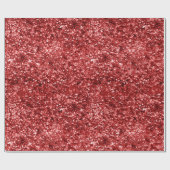 Papier Cadeau Parties scintillant Red Sparkle (Plat)