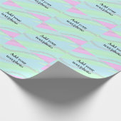 Papier Cadeau Parties scintillant rose bleu vert étincelant past (Coin)