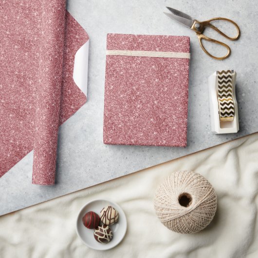 Papier Cadeau Parties scintillant rose brillant (Artisanat)