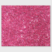 Papier Cadeau Parties scintillant rose-chaud (Plat)
