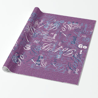 Papier Cadeau Parties scintillant rose Chevrons Knit Motif Impri
