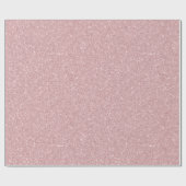 Papier Cadeau Parties scintillant Rose de Faux Dusty (Plat)