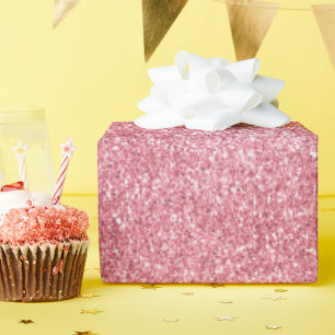 Papier Cadeau Parties scintillant rose Glitz Unicorn Étincelle  