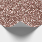 Papier Cadeau Parties scintillant rose Gold Blush en étincelle t (Coin)