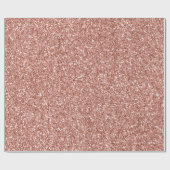 Papier Cadeau Parties scintillant rose Gold Blush Sparkless bril (Plat)