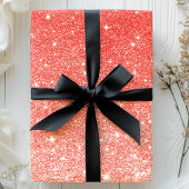 Papier Cadeau Parties scintillant rouge brillante