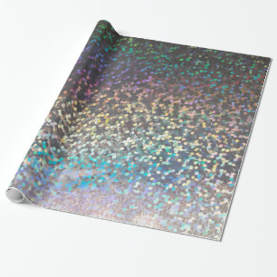 Papier Cadeau Parties scintillant scintillement confetti multico