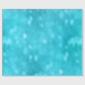 Papier Cadeau Parties scintillant Tiffany Aqua Ocean Turquoise G (Plat)