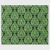 Papier Cadeau Parties scintillant verte égyptienne vintage Motif (Plat)
