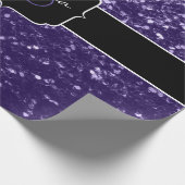 Papier Cadeau Parties scintillant violet foncé ultra violet bril (Coin)