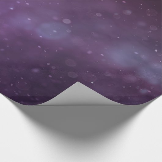 Papier Cadeau Parties scintillant violette Confetti Faux Foil (Coin)