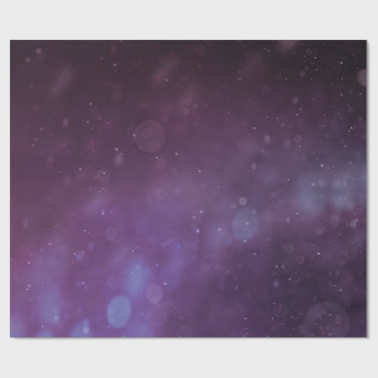 Papier Cadeau Parties scintillant violette Confetti Faux Foil (Plat)