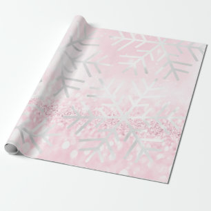 Papier Cadeau Parties scintillantes d'étincelle de rose de