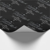 Papier Cadeau Parties scintillantes Hanoukka de Faux (Coin)