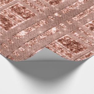 Papier Cadeau Parties scintillantes roses scintillantes d'en