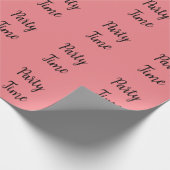 Papier Cadeau Party Time (Coin)