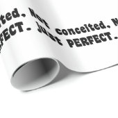 Papier Cadeau Pas Concédé, Juste Parfait (Coin rond)