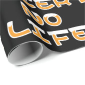 PAPIER CADEAU PAS DE BIÈRE PAS DE LIFE WRAPPER PAPIER (Coin rond)