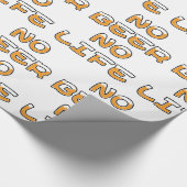 PAPIER CADEAU PAS DE BIÈRE PAS DE VIE (Coin)