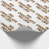 PAPIER CADEAU PAS DE CHOCOLAT PAS DE VIE (Coin)