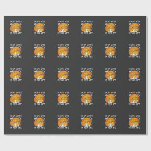 Papier Cadeau Pas de femme sorcière Halloween Sunset Chaudron_1