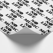 PAPIER CADEAU PAS DE MUSIQUE PAS DE VIE (Coin)