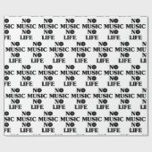 PAPIER CADEAU PAS DE MUSIQUE PAS DE VIE (Plat)