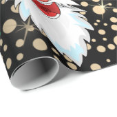 Papier Cadeau Pas de Pékin - Père Noël (Coin rond)