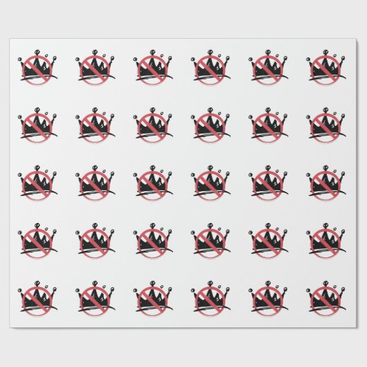 Papier Cadeau Pas De Rois En Amérique 2025 4 juillet (Plat)