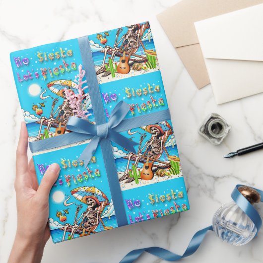 Papier Cadeau Pas de sieste Fiesta (Cadeaux)