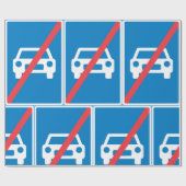 Papier Cadeau Pas de véhicule (Plat)